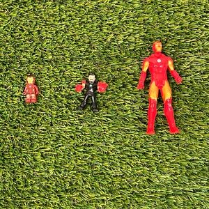 Lot of 3 Iron Man Action Figures, Collectible Lego Iron Man Playskool 2015